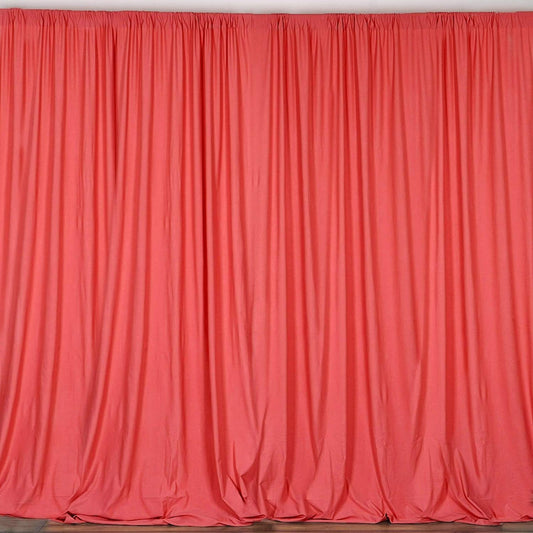 10 Ft Wide by 9 Ft High Polyester Backdrop Drape Curtain Panel