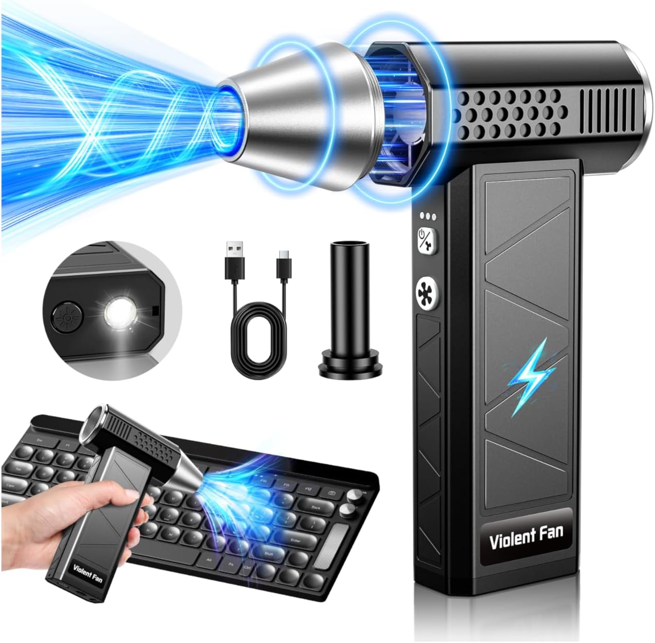 Upgraded Electric Air Duster for Powerful Cleaning Tasks