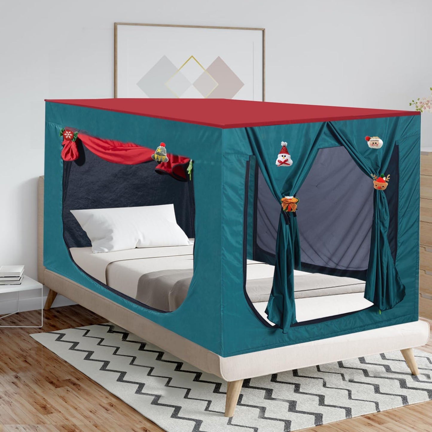 Kids Twin Bed Tent - Private Play & Sleep Oasis