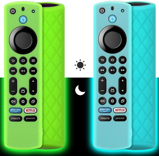 Glowing Silicone Remote Cases - 2pcs