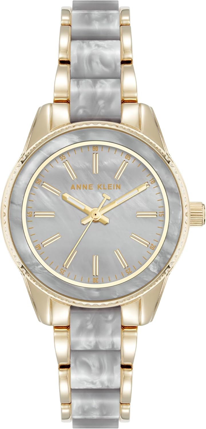 Anne Klein Women's Resin Bracelet Watch with Elegant Design