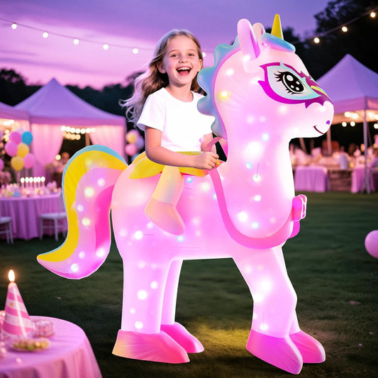 Skirfy Inflatable Unicorn Costume for Kids - Fun Halloween Dress
