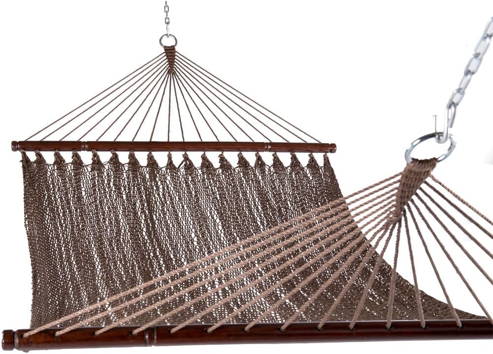 Lazy Daze Caribbean Rope Hammock for Outdoor Relaxation