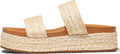 Womens Raffia Platform Wedge Sandals Open Toe - 2in Comfort