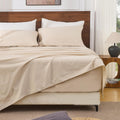 100% French Linen Sheets Queen Size - Extra Deep Pocket Cooling Set