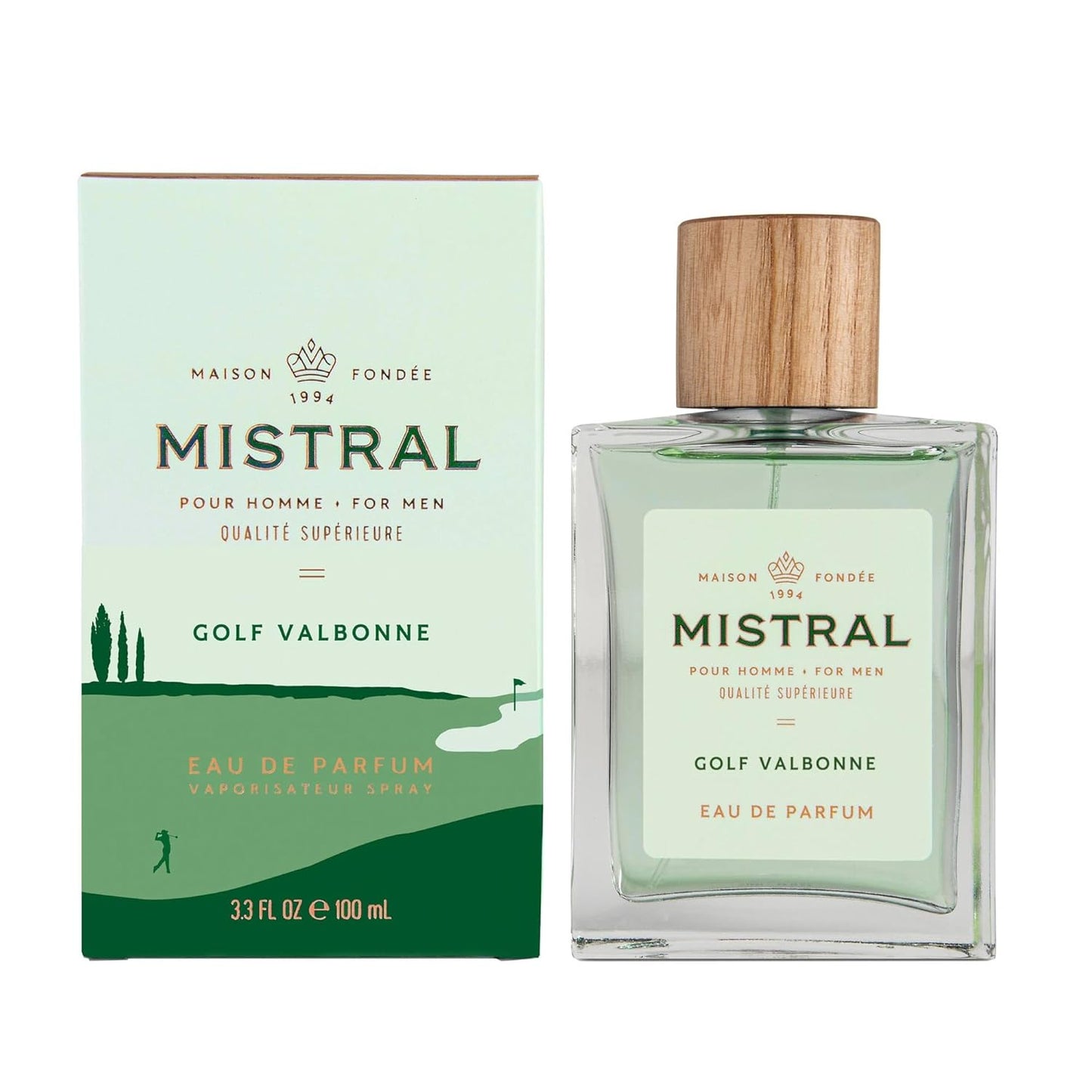 Mistral Golf Valbonne Eau de Parfum - Fresh Citrus Cologne