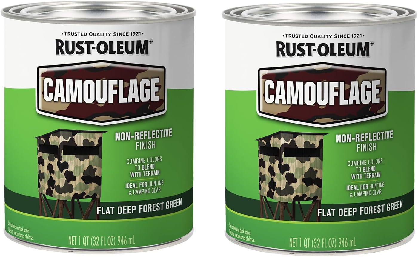 Rust-Oleum Camouflage Paint for Concealing Equipment, 2 Pack