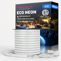 Shine Decor LED Rope Lights AC 120V Blue 98.4FT - Even Dotless Glow