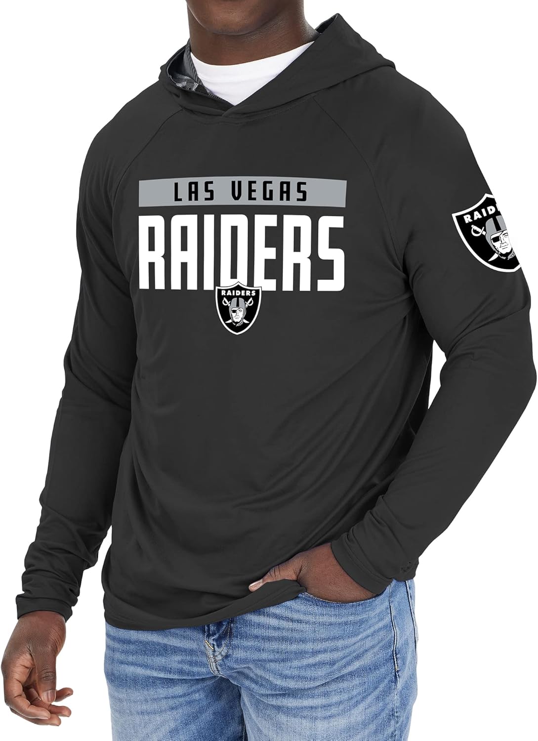 Zubaz NFL Men's Lightweight Hoodie in Camo Patterns for Fans