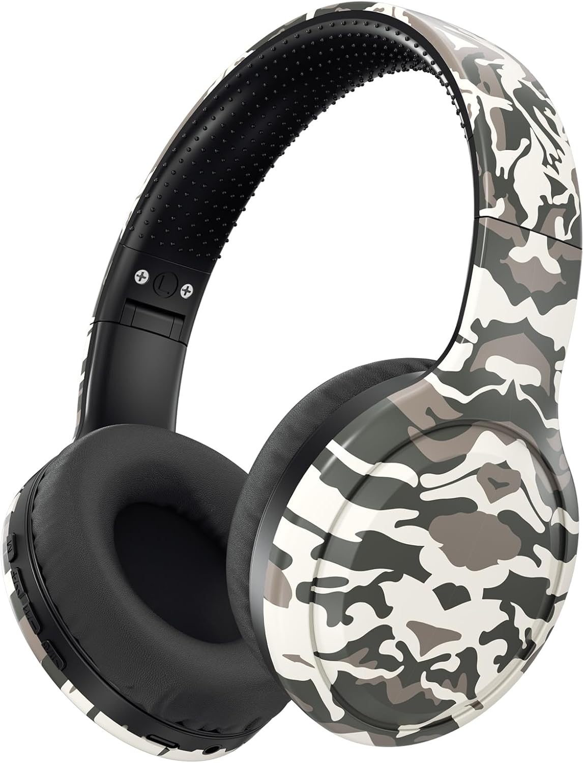 Wireless HD Kids Headphones with Mic - Foldable & Stylish