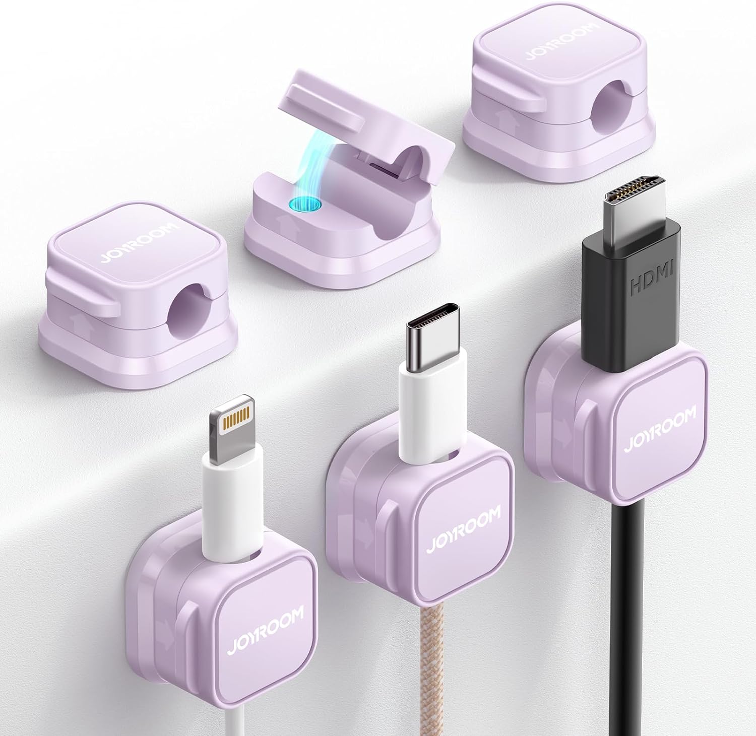 JOYROOM Magnetic Cord Organizer - Tidy Desk Delight!