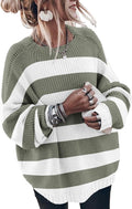 Womens Oversized Sweater Mock Neck Long Sleeve - Cozy Knit