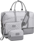 Large Travel Duffel Bag for Women with Shoe Compartment