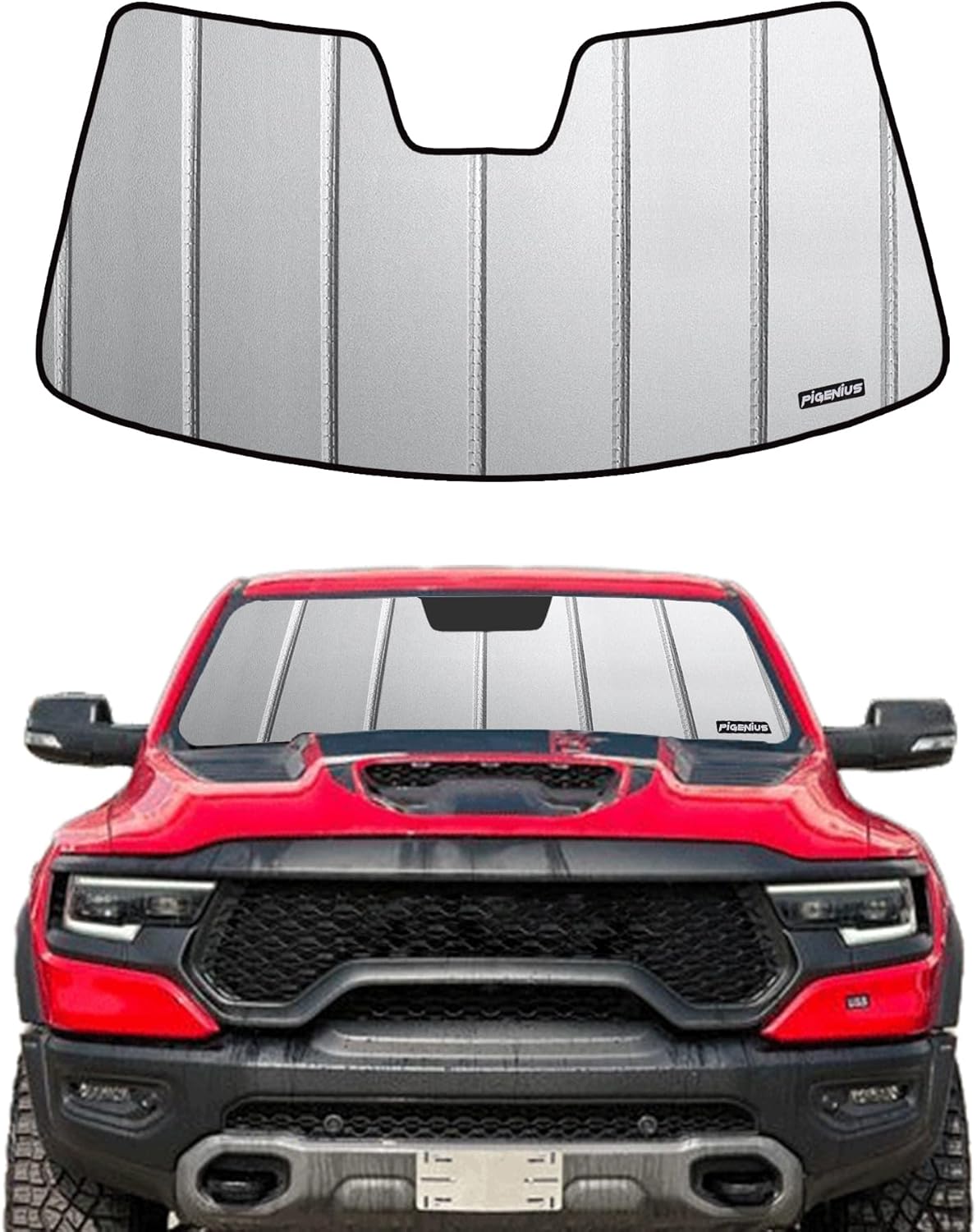 Windshield Sun Shade for Ram 1500 2019-2025 - Beat the Heat