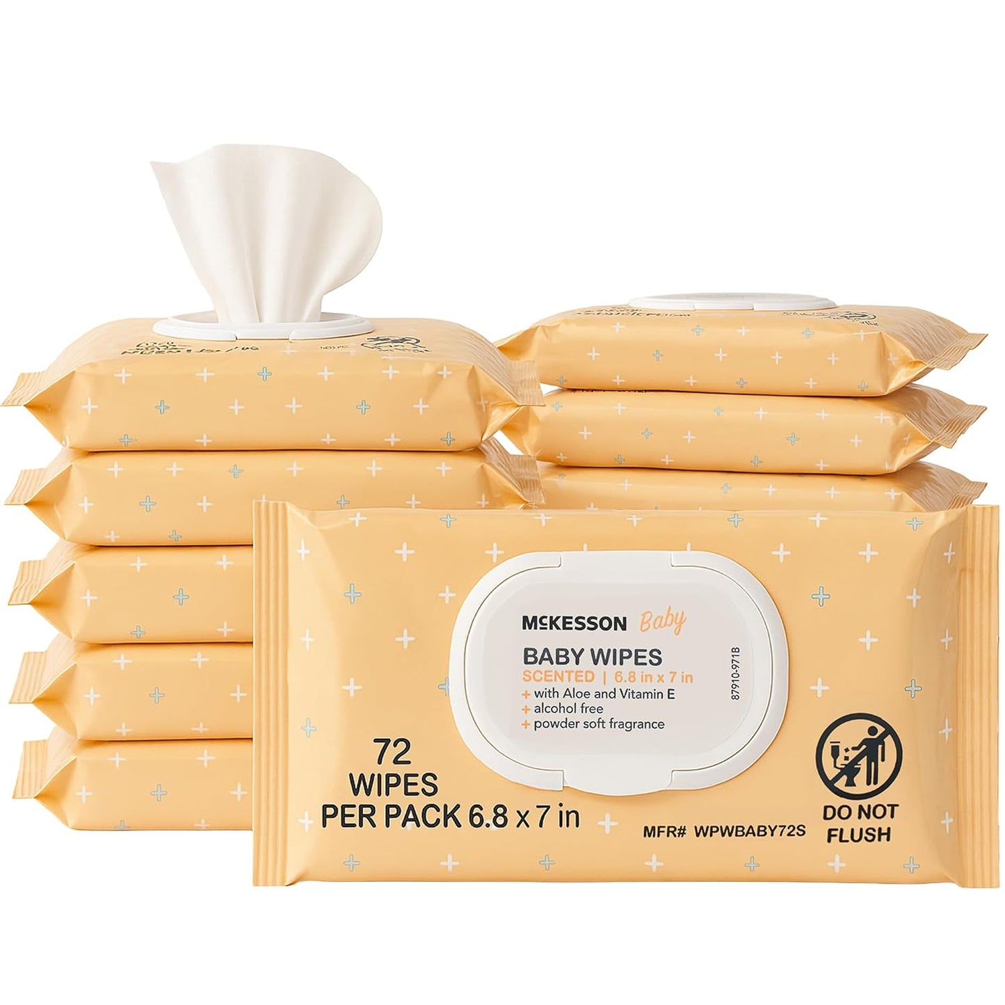 McKesson Baby Wipes for Sensitive Skin - Gentle Cleansing Solution