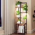 5-Tiered Indoor Plant Stand with Adjustable Grow Light for Home