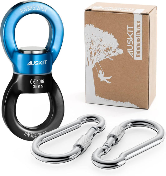 Black Blue Swing Swivel for Safe 360 Rotation and Fun