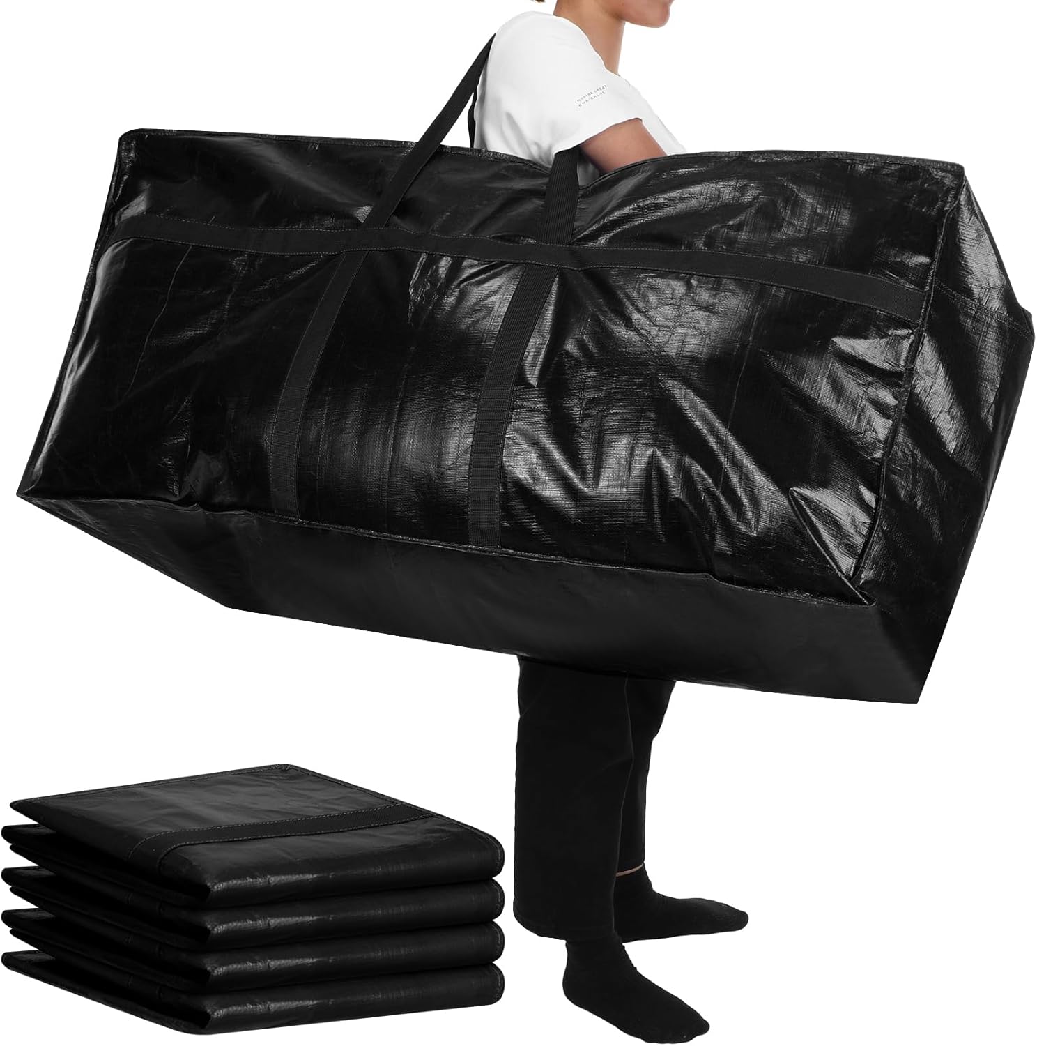 57 Gallon Extra Large Storage Bags for Moving and Travel