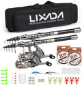 Lixada 2PCS Telescopic Rod Reel Combo Set - Complete Starter Kit