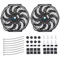 12 in Electric Radiator Cooling Fan Assembly Kit - Dual Pack 800 CFM