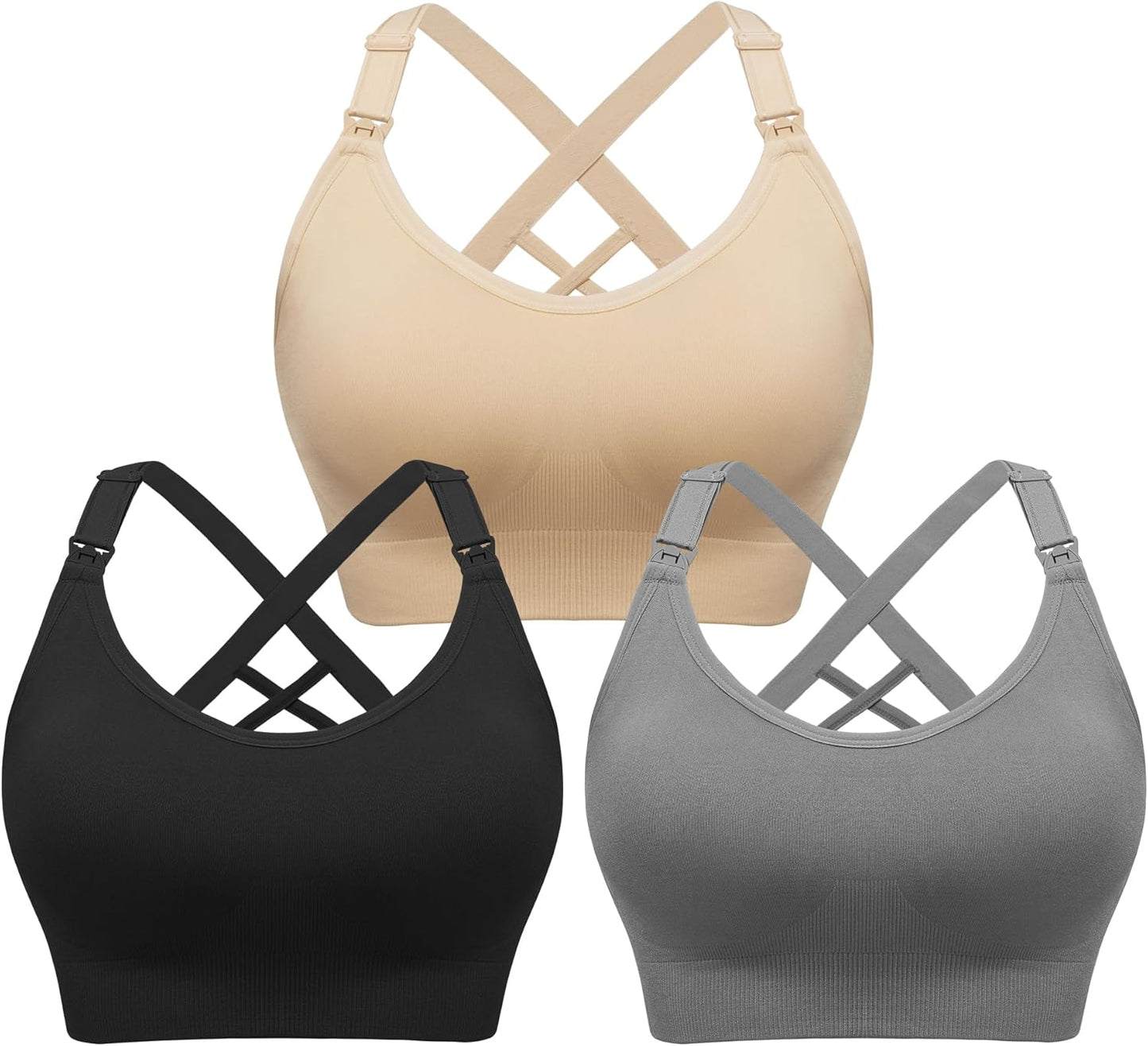 Angelhood Nursing Bras for Breastfeeding and Active Moms