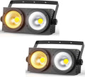 200W Blinder Stage Lights 2-in-1 Warm & Cool White COB Spotlights