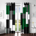 Green Blackout Curtains 52x63 in 2 Panels Set - Full Light Block
