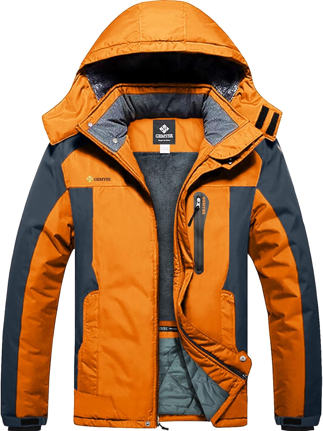 GEMYSE Men's Ski Snow Jacket: Warm, Waterproof, Windproof Coat