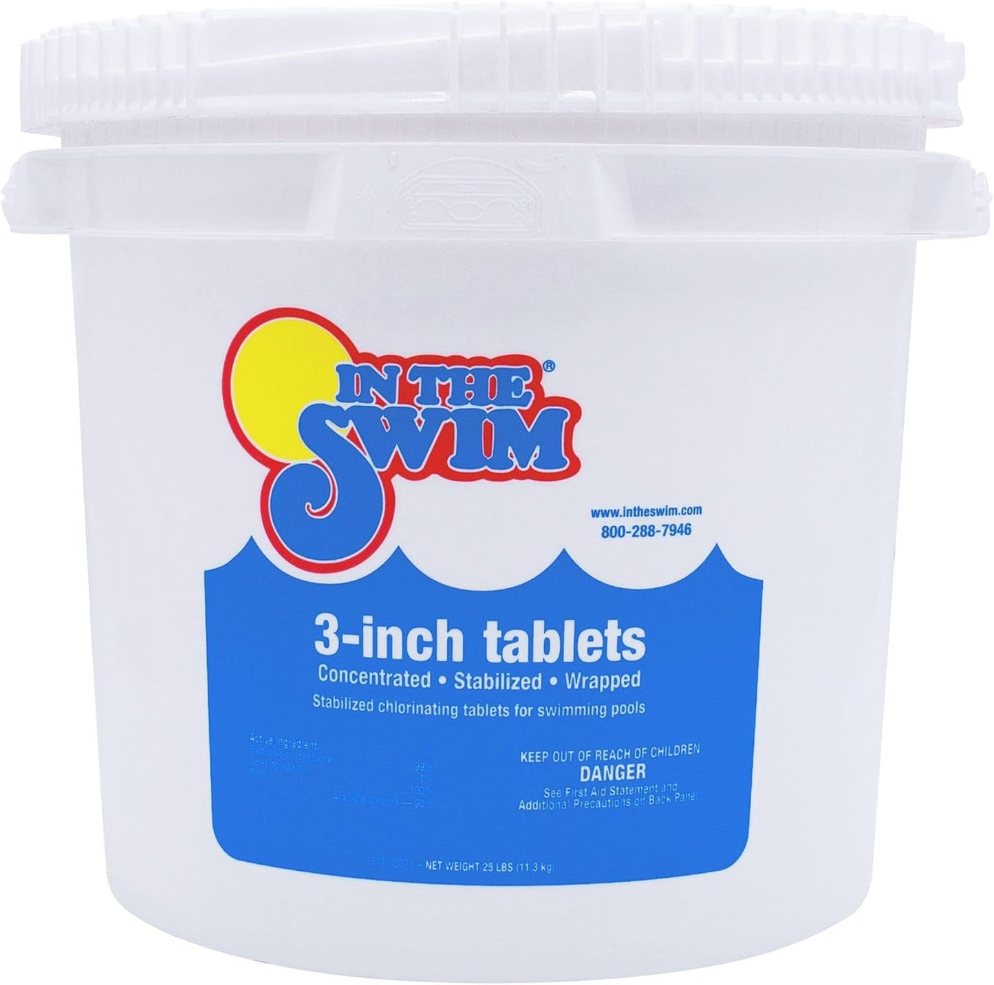 3 Inch Stabilized Chlorine Tablets for Cleaner, Safer Pools