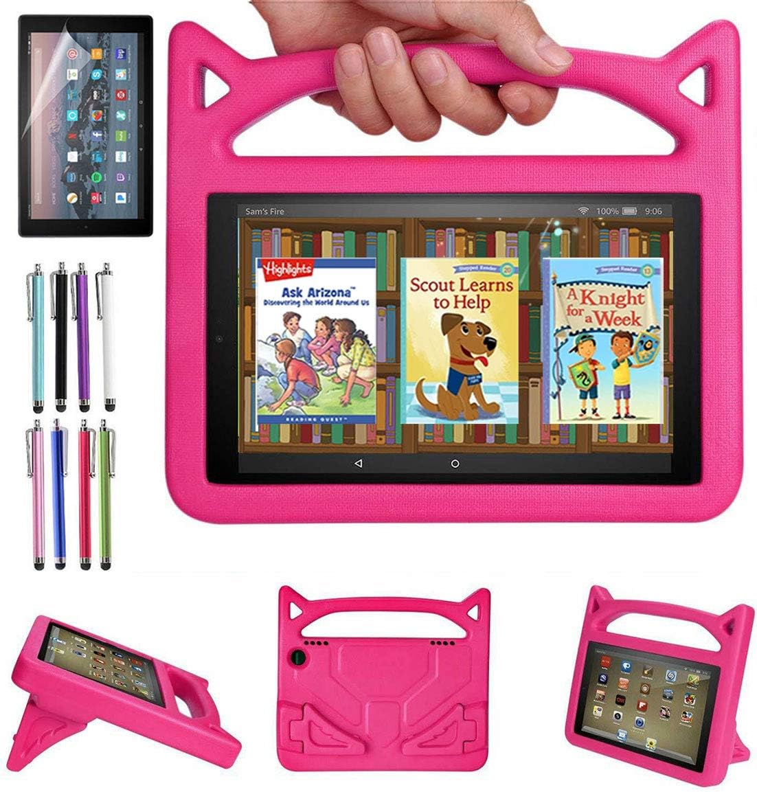 Case for Fire HD 8 / Fire HD 8 Plus - Lightweight Shockproof Cover