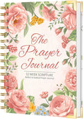 Spiral Prayer Journal for Women 52 Weeks Bible Journal - Guided
