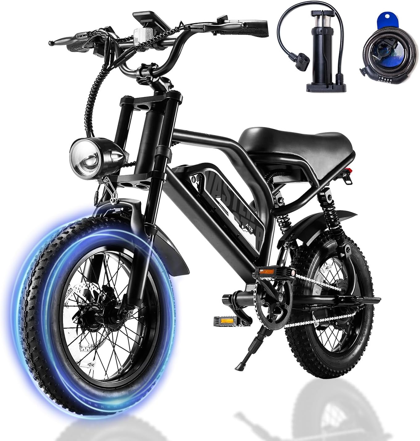 Electric Bike with 16ft' Fat Tires for Teens and Adults