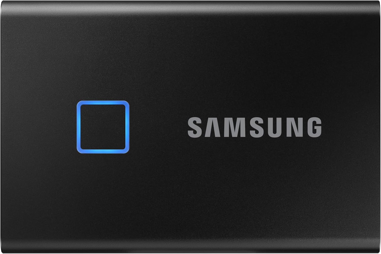 SAMSUNG T7 Touch Portable SSD 2TB - Lightning Speed