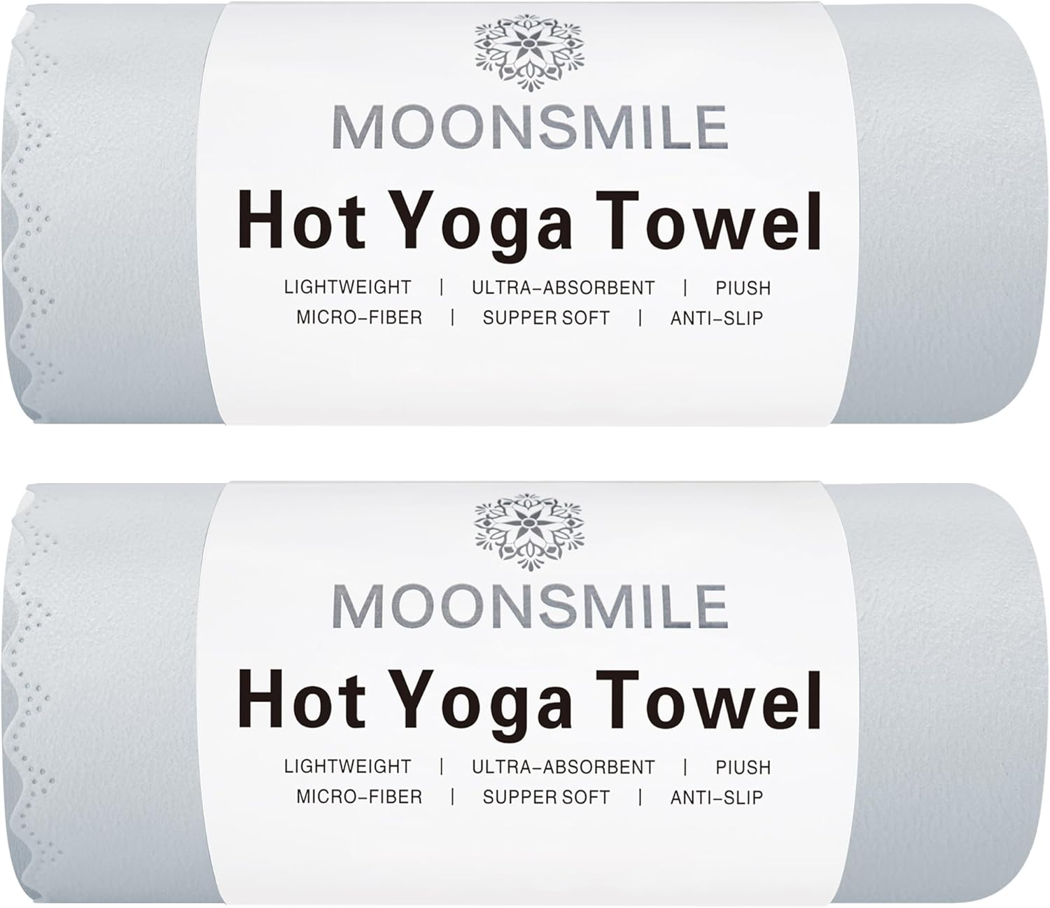 MOONSMILE Quick Dry Yoga Towels - Super-Absorbent Microfiber - Travel Essential!