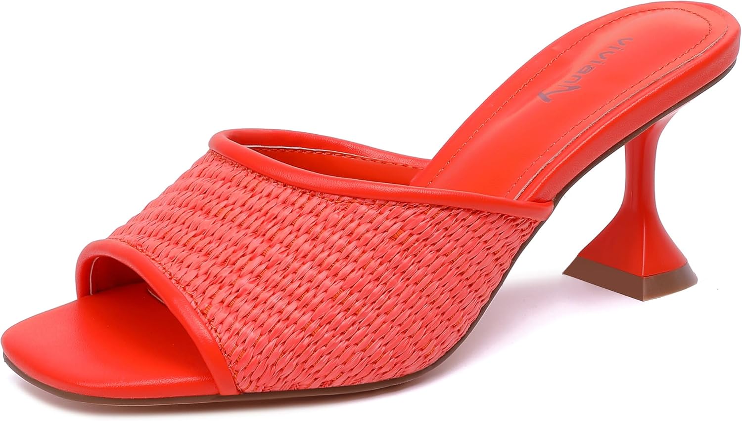 Vivianly Womens Clear Heels Sandals for Elegant Occasions
