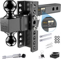 Adjustable Trailer Hitch Drop Hitch for 2.5-in Receiver - Heavy Duty