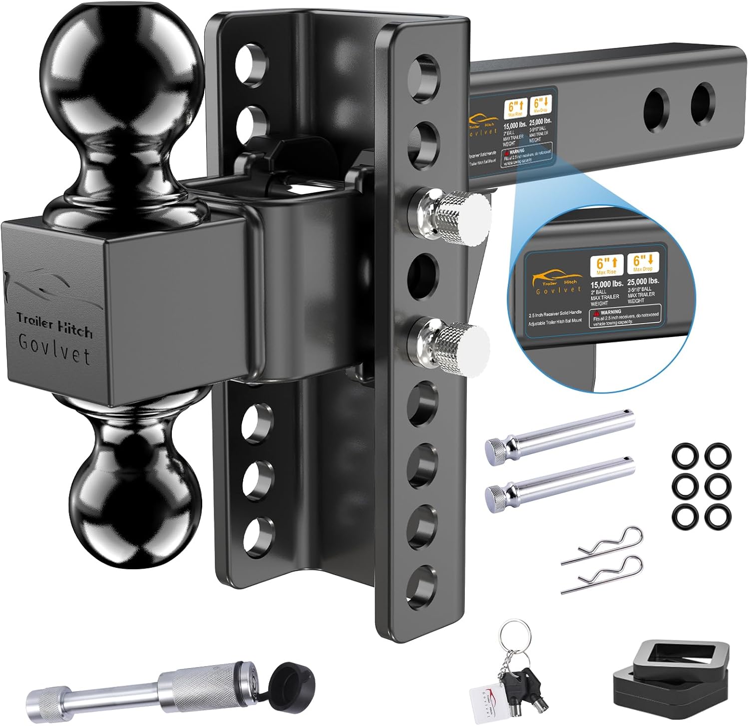 Adjustable Trailer Hitch for Heavy Duty Towing Needs