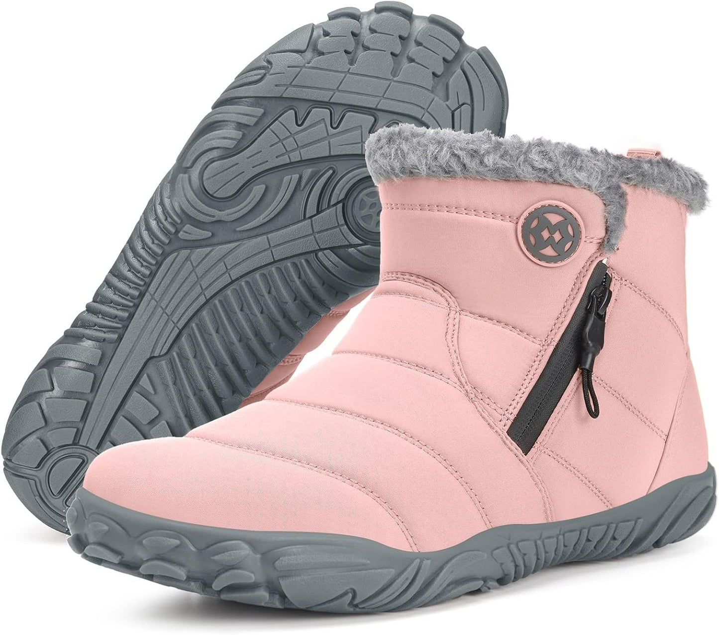 Womens Mens Barefoot Boots for Winter Snow Activities Comfort