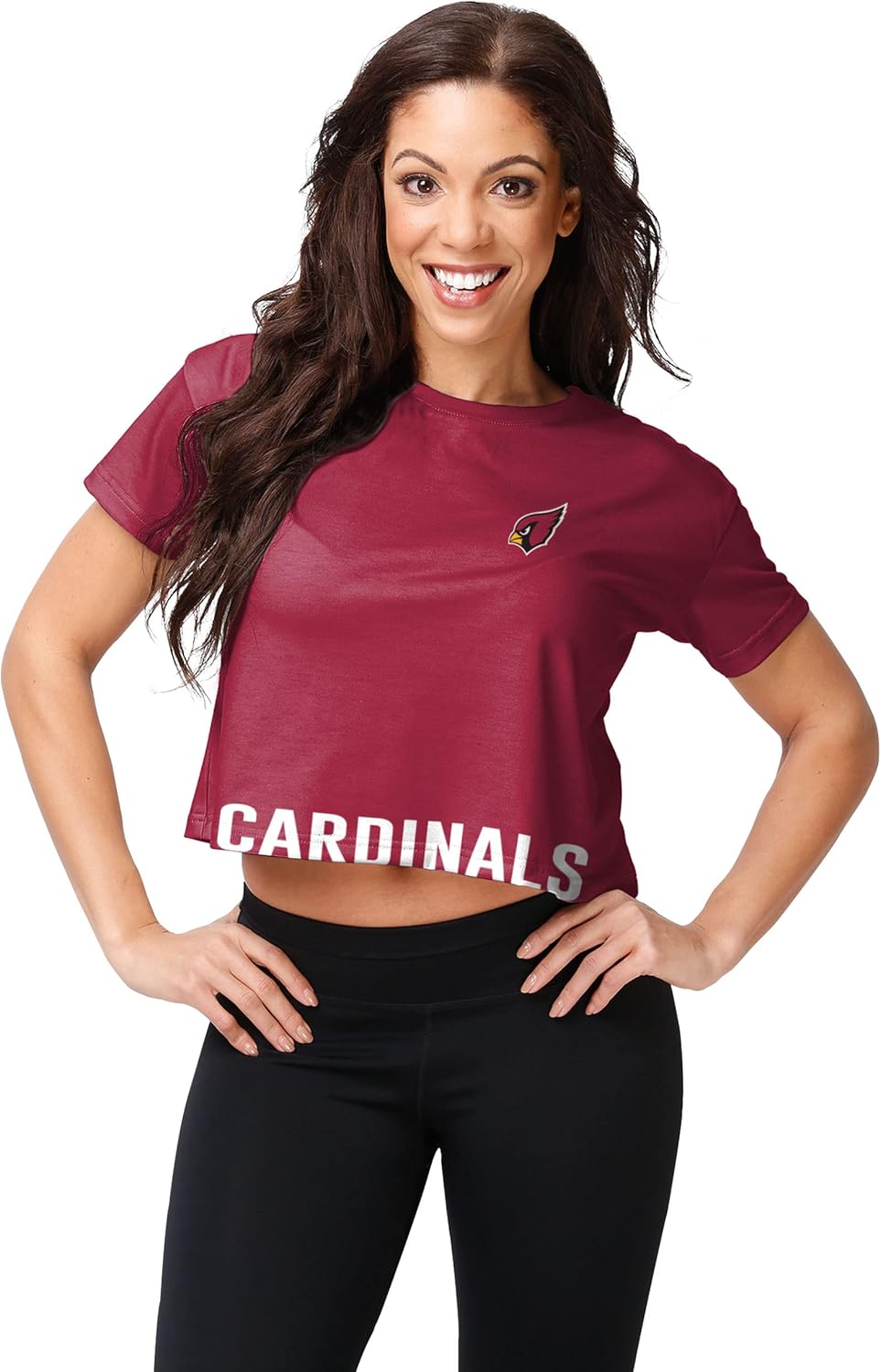 FOCO Women's NFL Team Logo Crop Top Shirt for Fashion Lovers