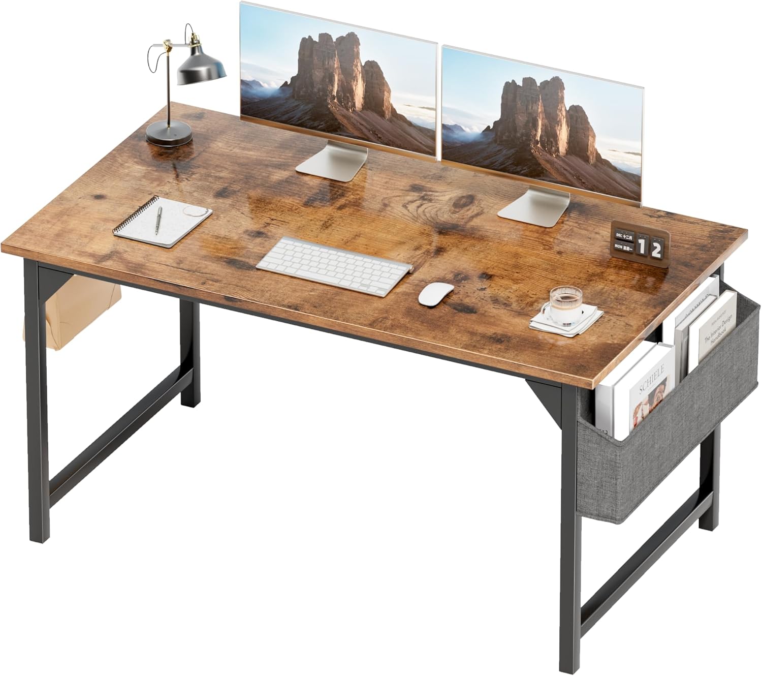 48 Student Computer Desk with Storage and Headphone Hook