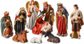 Nativity Set 11 Pc 7.6in Resin Figurines - Classic Holiday Scene