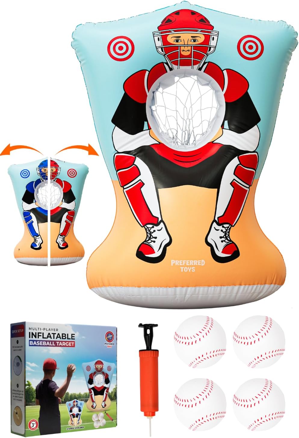 Kids Inflatable Baseball Training Set