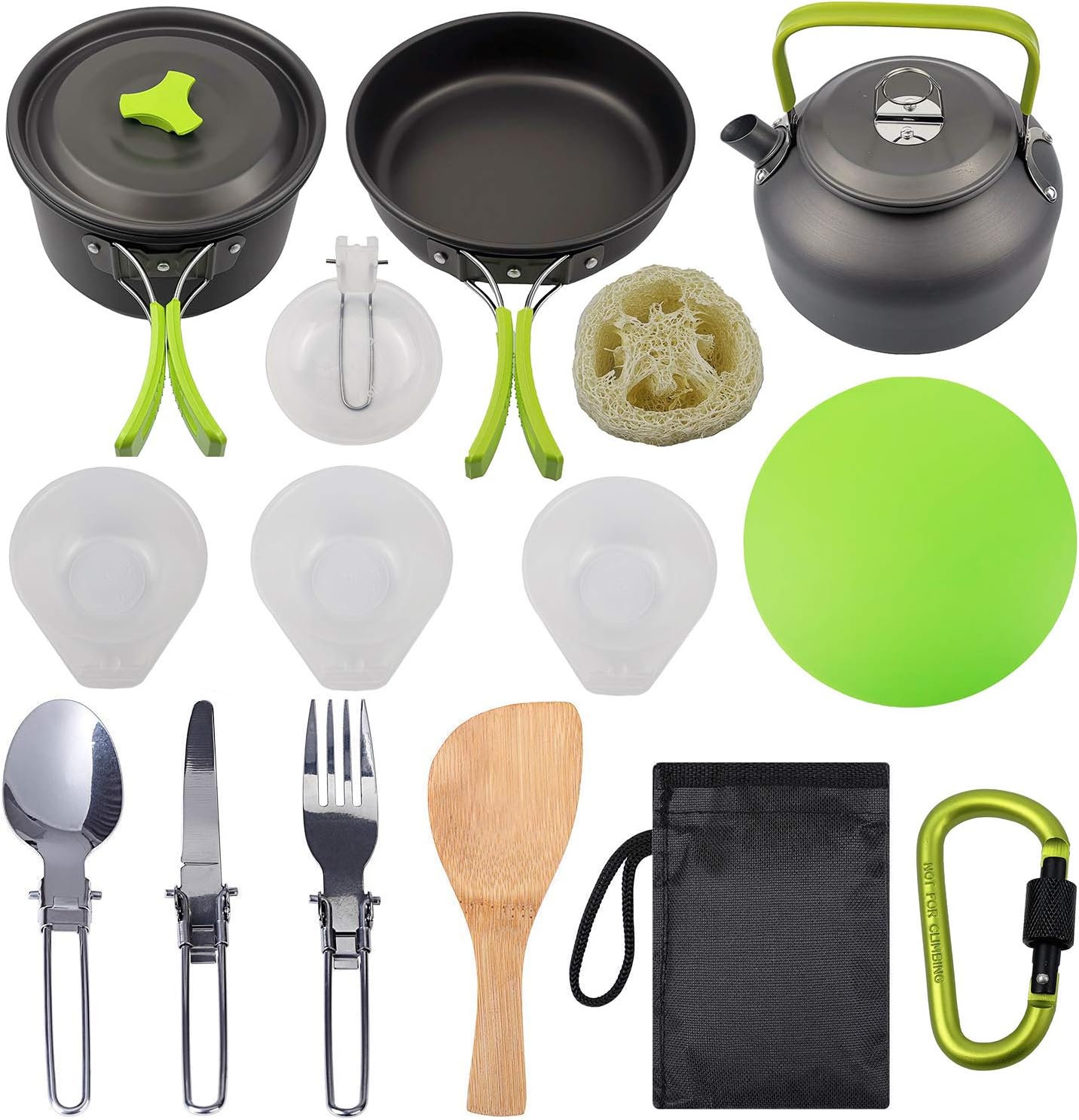 Portable Camping Cookware Set - 16Pcs