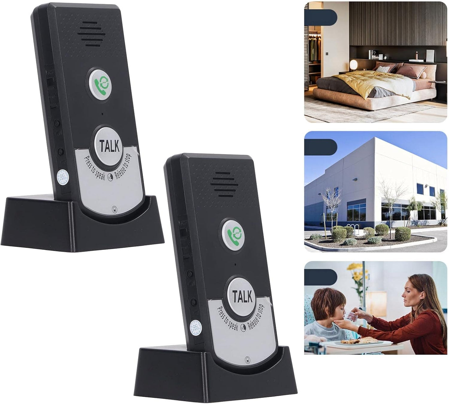 2 Way Voice Intercom for Home with Waterproof Design and Durability