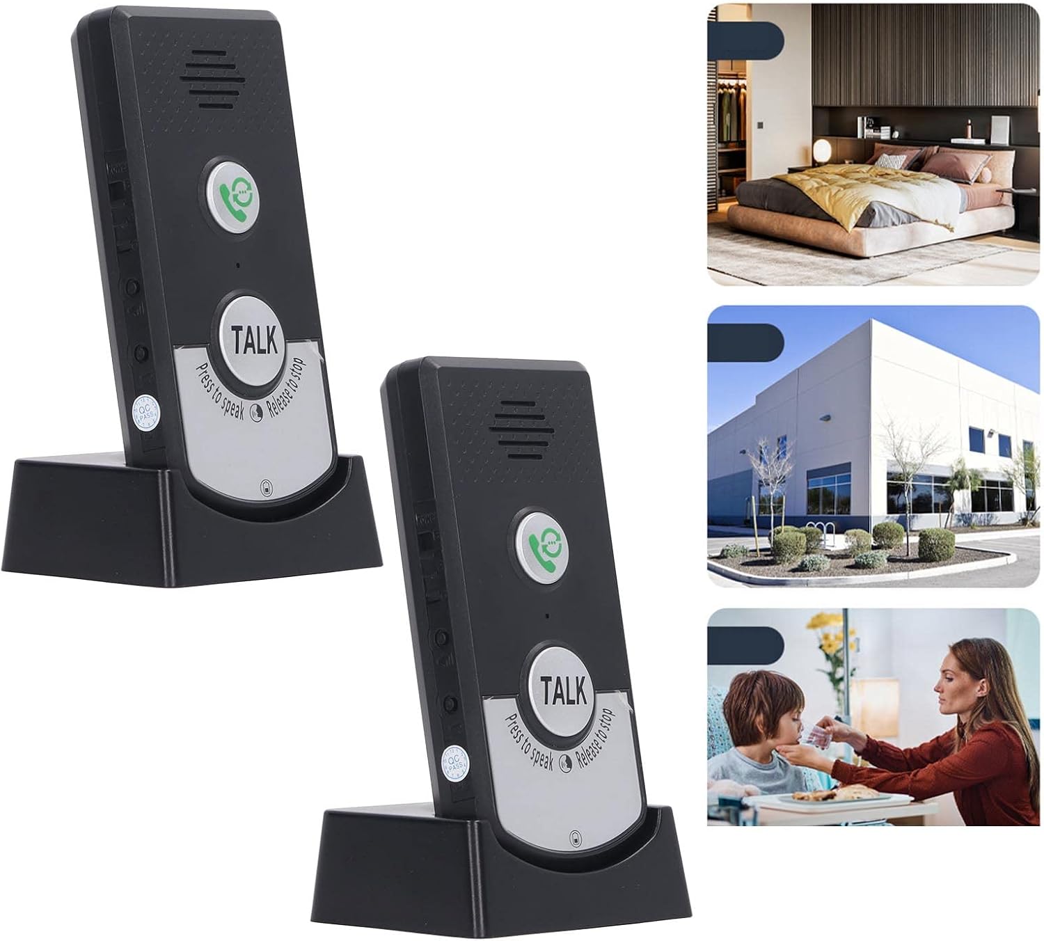 2 Way Voice Intercom for Home with Waterproof Design and Durability