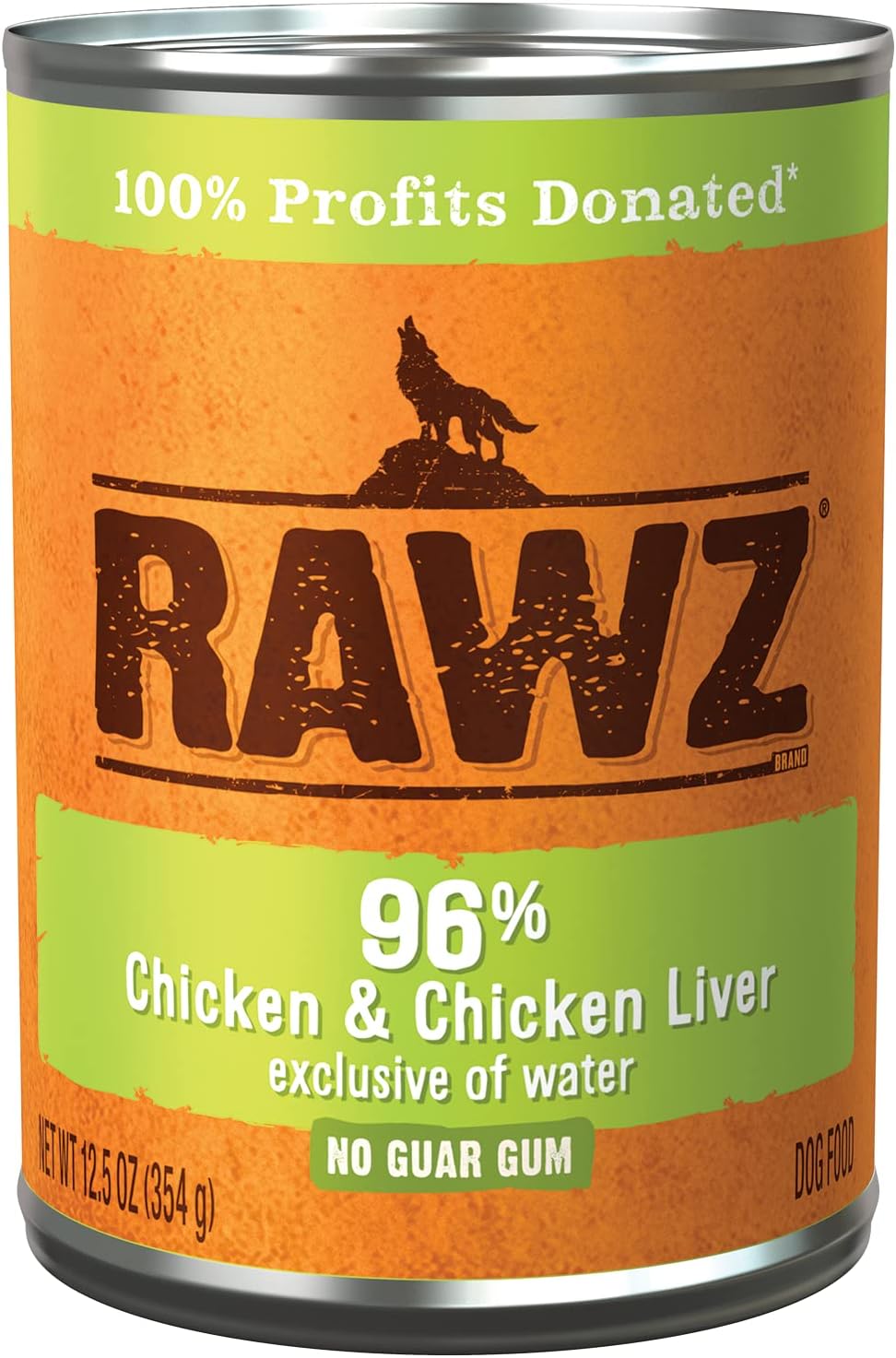 Rawz 96% Meat Canned Wet Food for Dogs - Chicken Flavor