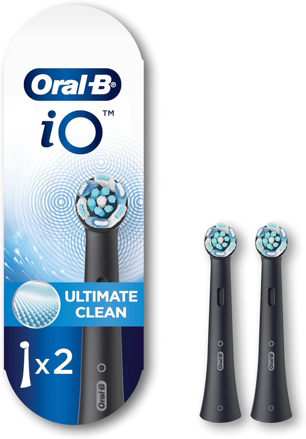 iO Series Ultimate Clean Electric Toothbrush Brush Heads 2 count
