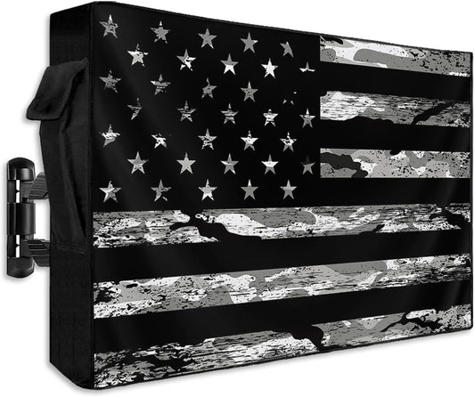 American Flag Outdoor TV Cover for 60 to 65 Inch TVs