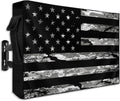 Outdoor TV Cover 40 to 43 in with American Flag Print - Weatherproof