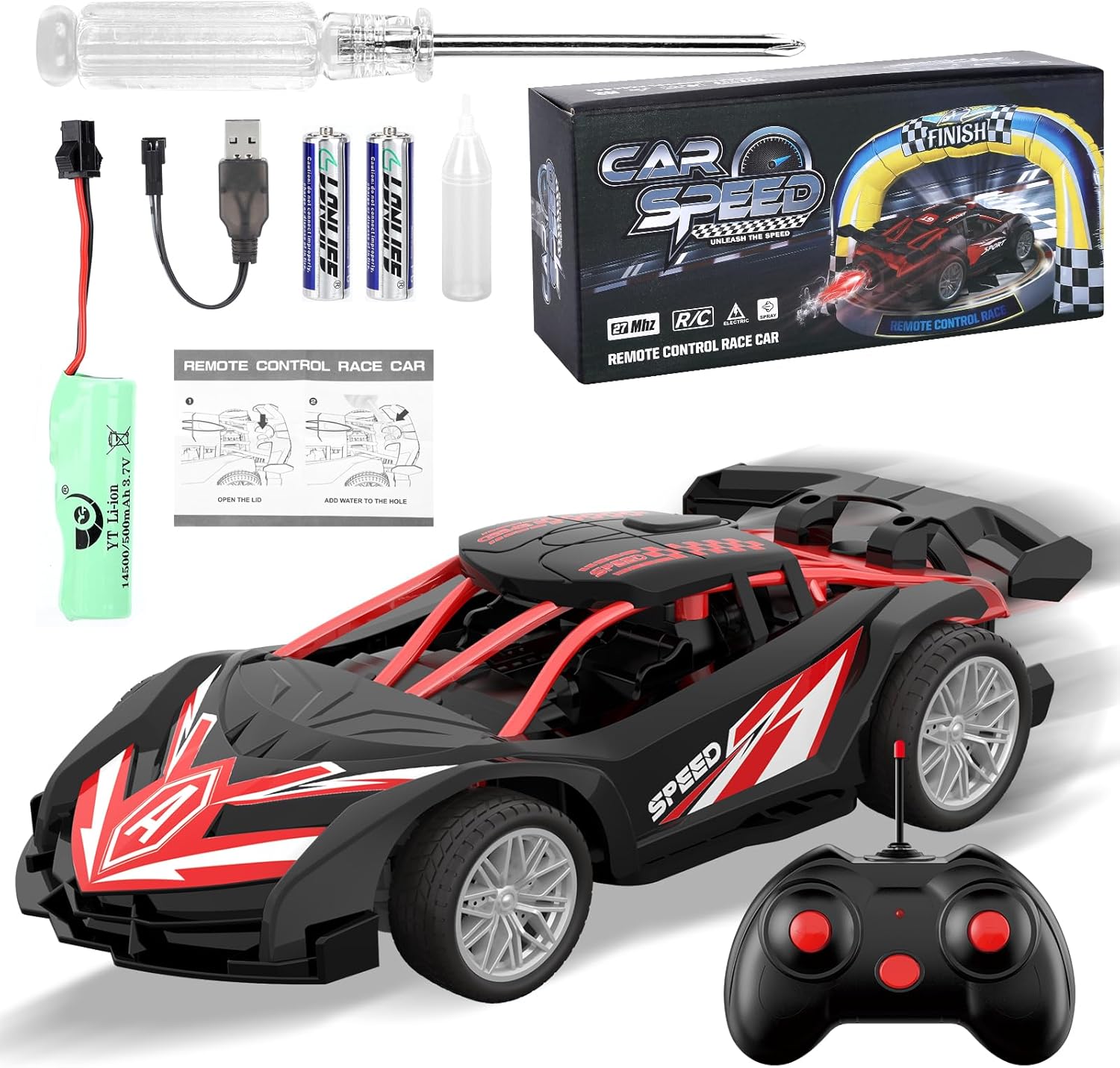 2024 Remote Control Car: Hobby Racing Toy with Spray